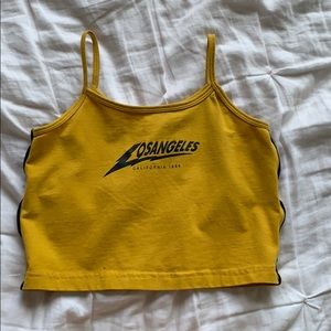 LA California Cropped Tank Top